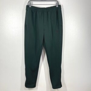 Adidas Fleece Tapered Pants Recycled‎ Polyester Joggers Sweatpants Green Large